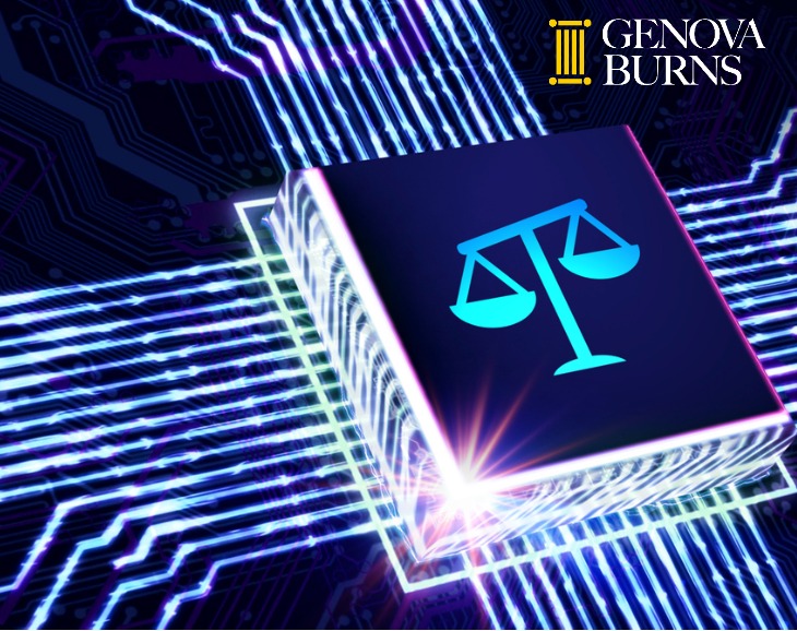 cyber security image with scales of justice 